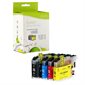 Compatible Ink Jet Cartridge (Alternative to Brother LC203) Package of 4 black, cyan, magenta and yellow