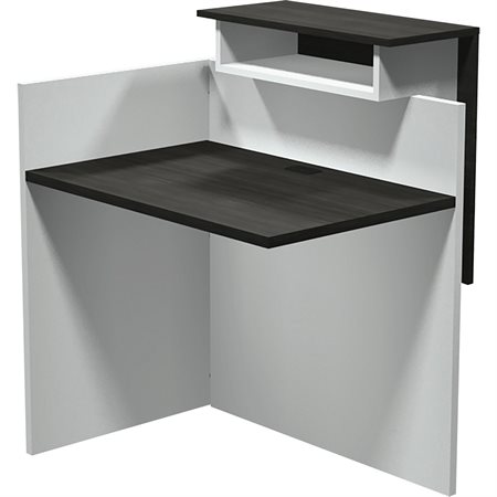 Return for reception desk 36'' grey dusk