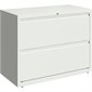 Lateral File 2 drawers. 36 x 19 x 28 in. H. 123 lbs. white