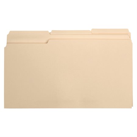 File Folders Legal size 1 / 3-cut tab in assorted positions