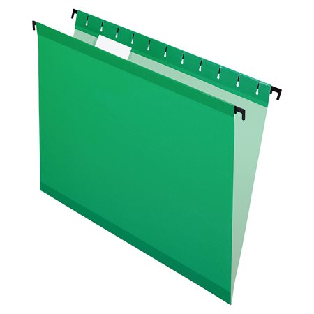 SureHook™ Reinforced Hanging File Folders Letter size bright green