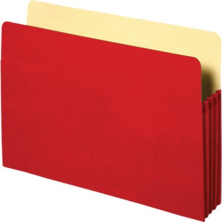 Pochette pour dossier expansible rouge