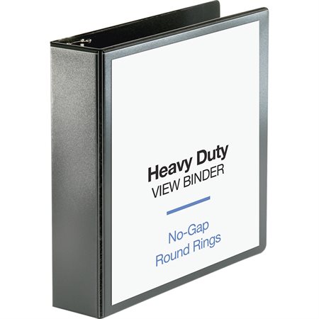 Heavy-Duty View Binder 2 in. black