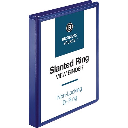 Slant Ring View Binder 1 in. blue