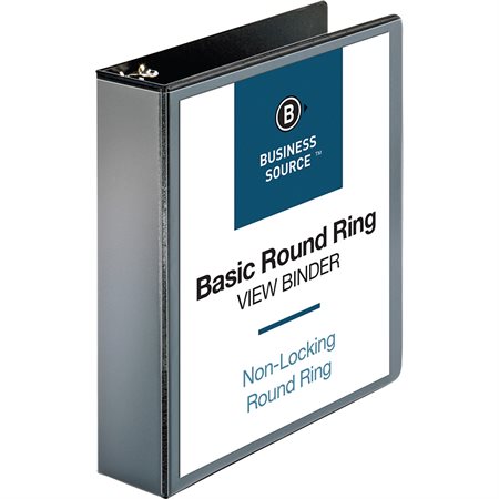 Presentation Round Ring View Binder 2 in. black