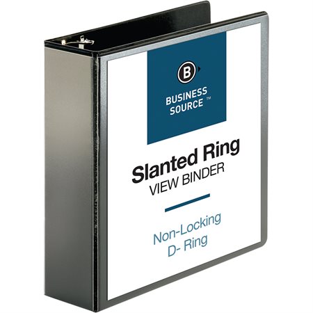 Slant Ring View Binder 3 in. black