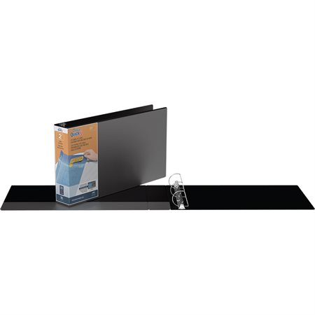 Deluxe QuickFit® Tabloid Presentation Binder Black 2 in.