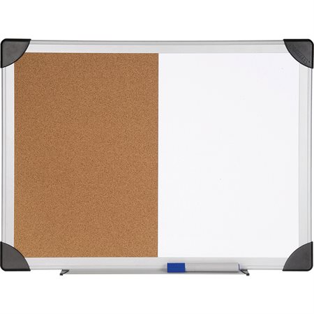 Dry Erase Cork Combo Boards Aluminium frame 18 x 24 in.