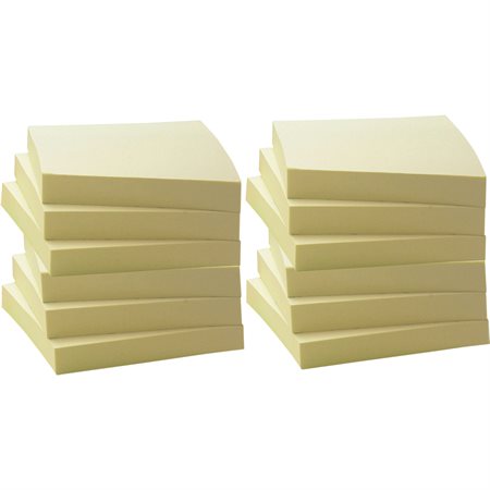 Self Adhesive Recycled Notes 3 x 3 in. pkg 12