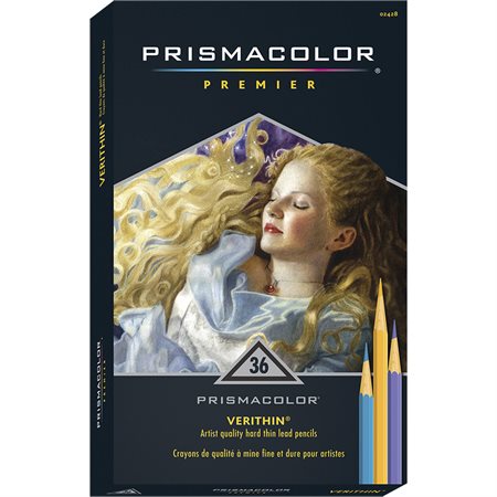 Crayon de couleur de marquage en bois Verithin pqt 36