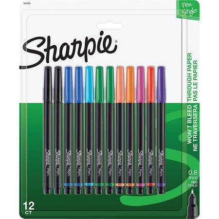 Sharpie® Marker Package of 12 assorted colours