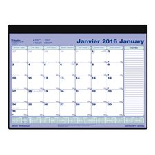 Monthly Calendar Desk Pad (2020) Calendar with base 17 x 22”