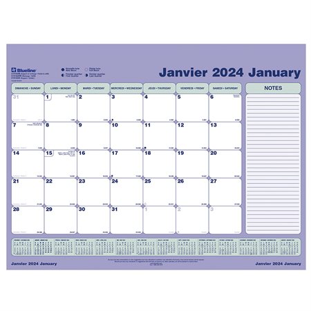 Monthly Calendar Desk Pad (2025) Refill only
