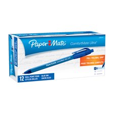 Stylos à bille rétractable ComfortMate Ultra® Pointe fine bleu