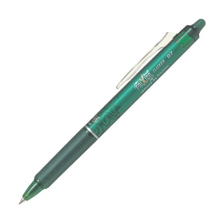 Stylo à bille roulante rétractable effaçable FriXion® Clicker 0,7 mm vert