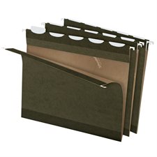 ReadyTab® Lift Tab Reinforced Hanging Folders Standard green legal size