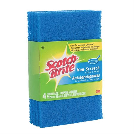 Scotch-Brite® Scour Pad No scratch pqt 4