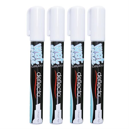 Deflecto® Wet-Erase Marker white