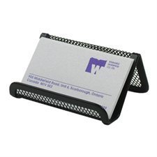 Porte-cartes professionnelles Mesh noir