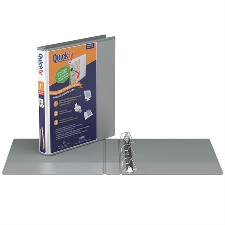 QuickFit® Presentation Binder 1 in. grey