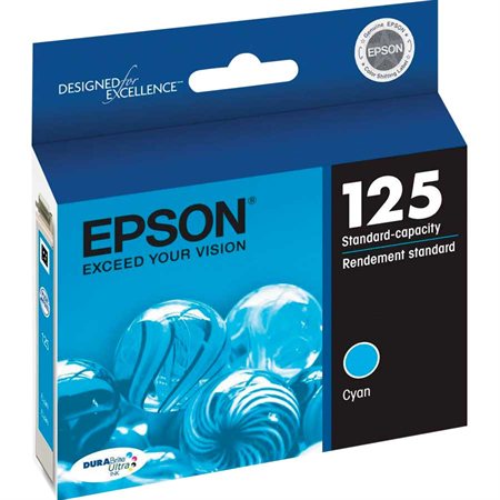 Cartouche jet d'encre 125 cyan