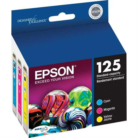 125 Ink Jet Cartridge Tri Pack