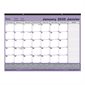 Monthly Desk Pad Calendar (2025) 21-1 / 4 x 16 in., with transparent strip at the bot bilingual