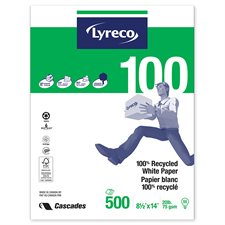 Papier recyclé Offix® 100 Paquet de 500 8-1/2 x 14