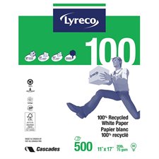 Papier recyclé Offix® 100 Paquet de 500 11 x 17"