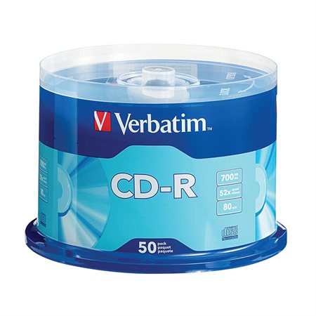 52x Writable CD-Rom Spindle. pkg 50