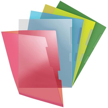 Pochettes transparentes extra-robustes Format lettre transparent