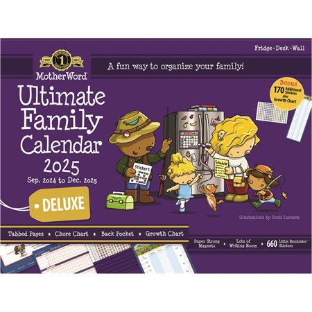 MotherWord® Family Fridge Calendar (2024-2025) English