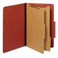 Pressboard Classification Folder 6 fasteners. 2-1 / 2 in. expansion. Legal size red