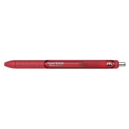 Stylo à bille rétractable InkJoy® gel 0,7 mm. À l'unité rouge