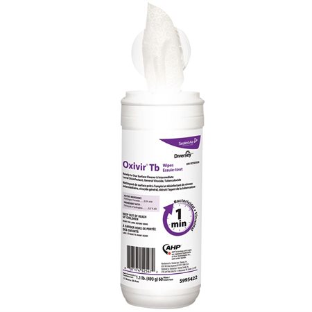 Lingettes désinfectantes Oxivir® Tb 60 lingettes