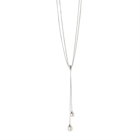 C-NERON NECKLACE 2SOEURS WHITE