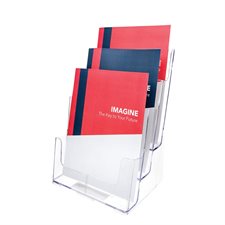 Support pour documentation Docuholder™ Pour revues. 3 comp. 9-1/2 x 6-1/4 x 12-5/8”H.