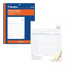 Purchase Orders 8-1/2 x 11 in. triplicate (English)