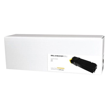 Cartouche de toner compatible (Alternative à Dell 2150 / 2155) jaune