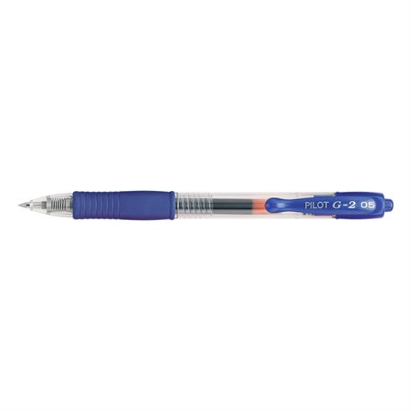 Stylos à bille roulante rétractable G2 0,5 mm bleu