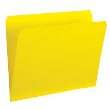 Coloured File Folders Letter size yellow
