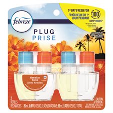 Recharge d'huile parfumée Febreze 2 Recharges aloha hawaïen
