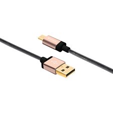 Câble de chargement / synchronisation pour appareils Micro USB champagne