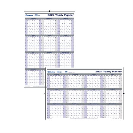 Calendrier mural annuel Net Zero Carbon (2025)