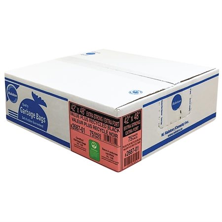 Sacs à ordures Ralston 2600 Value Plus 42 x 48 po extra-fort (75 / bte)