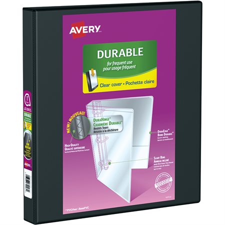 Durable View Presentation Binder 1 in. black