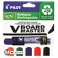 Begreen V Board Master Dry Erase Marker Chisel Point. Pack of 5.