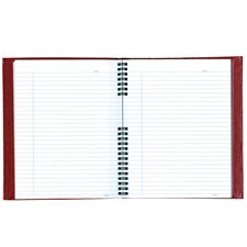 Livre de notes NotePro™ 200 pages (100 feuilles) rouge