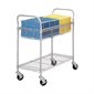 Chariot pour le courrier 39 x 18-3 / 4 x 38-1 / 2"H - 150 chemises