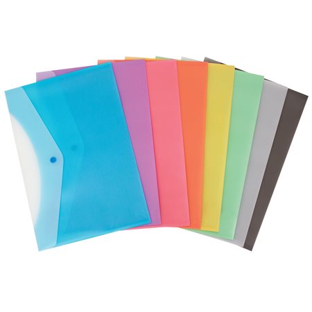 Enveloppe pour document Format lettre. Couleurs variées.